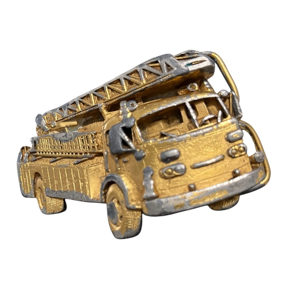 Vintage 1978 Bergamot Fire Truck Belt Buckle – Made in USA
